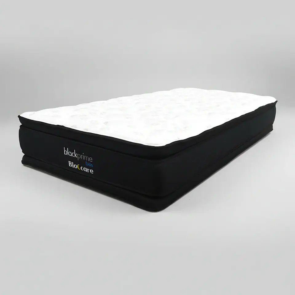 Cama Nido Baúl TRIPLE 1.5 Plaza - 200 cm Arriba / 190 cm Abajo + Colchón Black prime - Dos 4