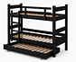 Camarote Desmontable Triple L200 cm / 1 Plaza (Dif. Colores) - Miniatura 4