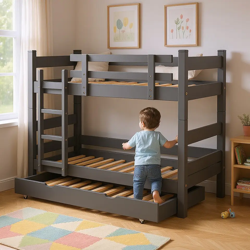 Camarote Desmontable Triple L200 cm / 1 Plaza (Dif. Colores) 7
