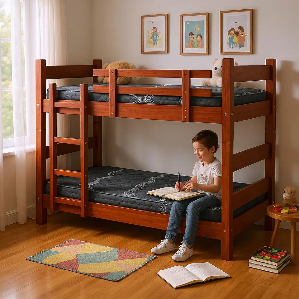 Camarote Desmontable Doble L200 cm /Colchones Ideal 1 Plaza (Dif. Colores) 5