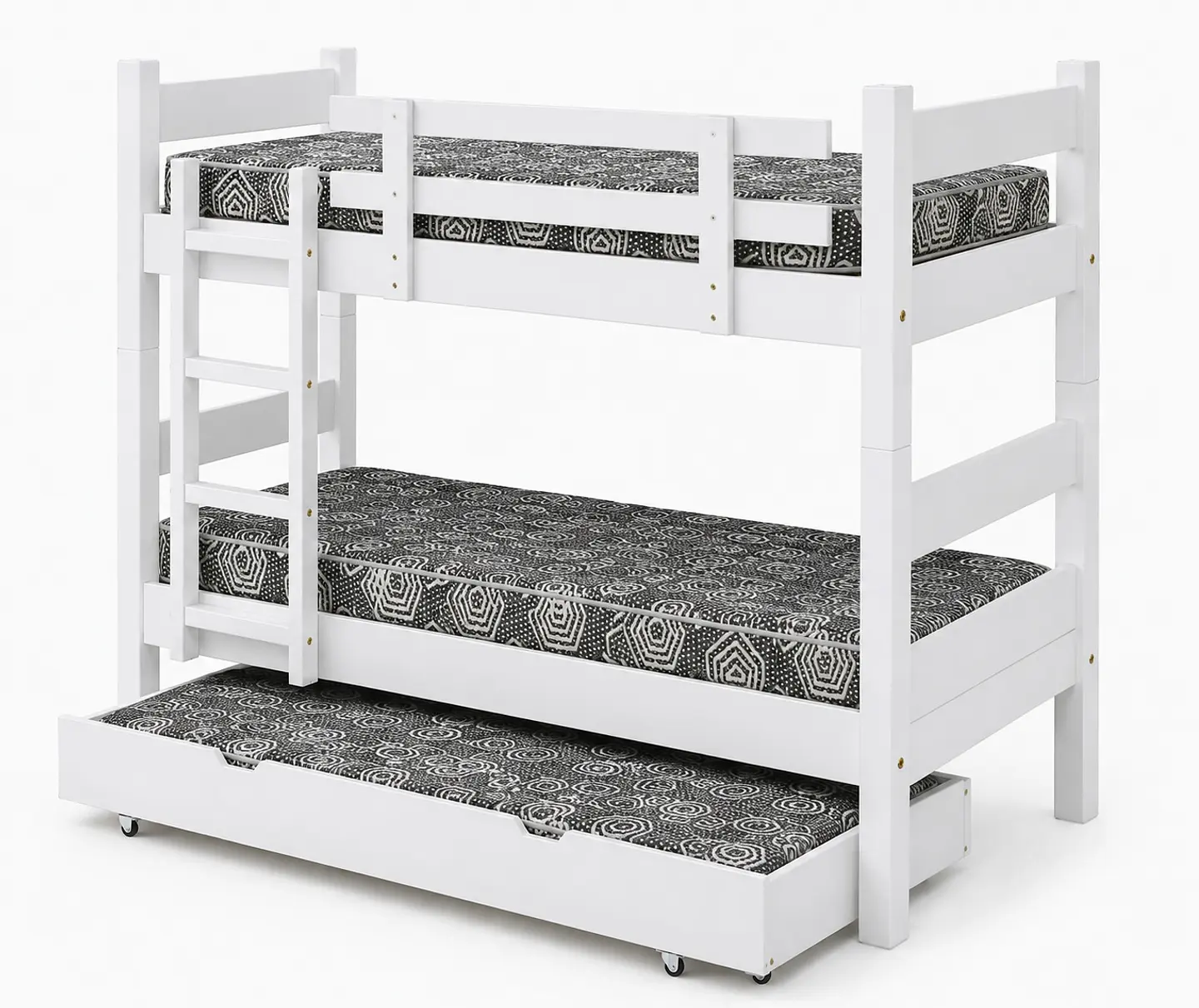 Camarote Desmontable Triple l200 cm /Colchones Ideal 1 Plaza (Dif. Colores) 2