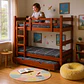 Camarote Desmontable Triple l200 cm /Colchones Ideal 1 Plaza (Dif. Colores) - thumbnail 5