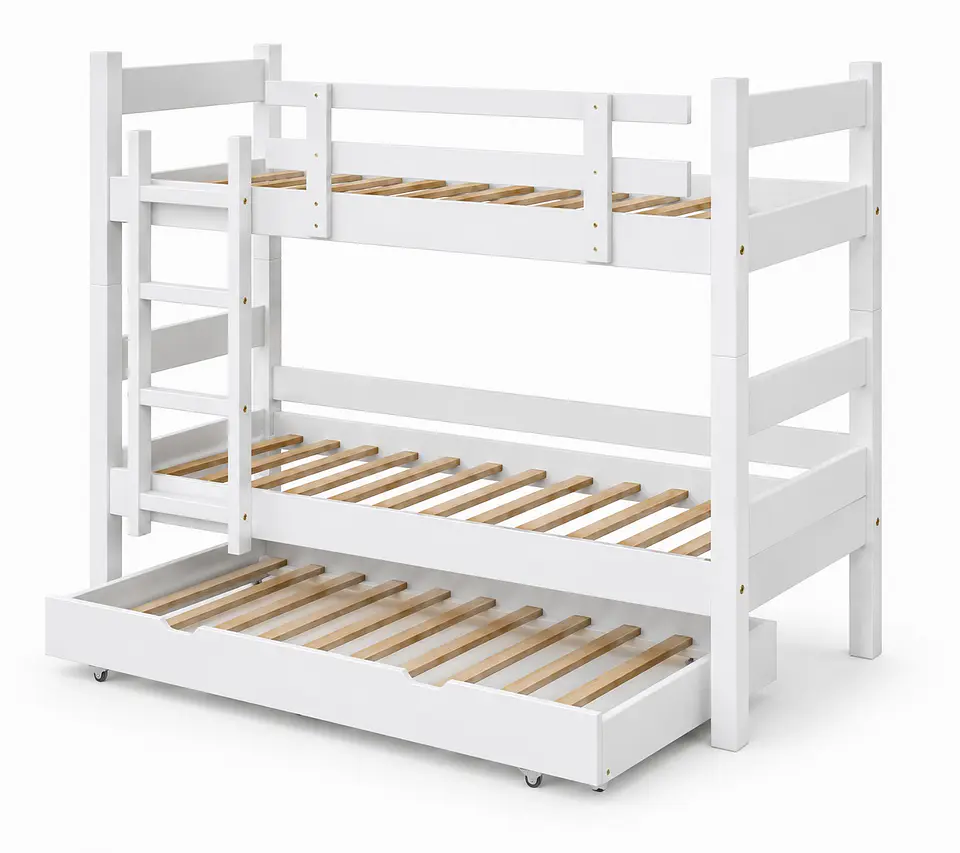 Camarote Desmontable Triple L200 cm / 1.5 Plaza (Dif. Colores) 2