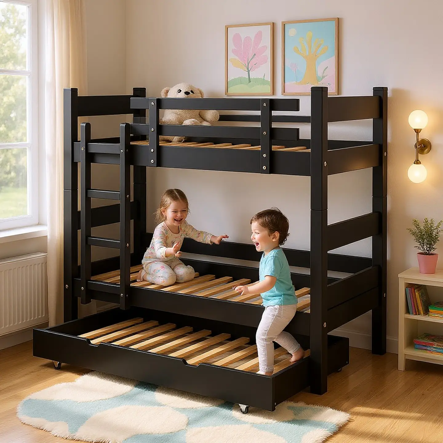 Camarote Desmontable Triple L200 cm / 1.5 Plaza (Dif. Colores) 3