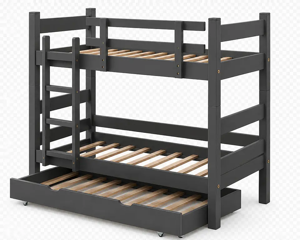 Camarote Desmontable Triple L200 cm / 1.5 Plaza (Dif. Colores) 8