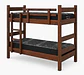 Camarote Desmontable Doble L210 cm /Colchones Black Prime - Uno / 1.5 Plaza  - Miniatura 2