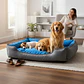 Cama de Mascotas De Espuma  - Talla XL (110x80) - A Piso (Gris) - thumbnail 1