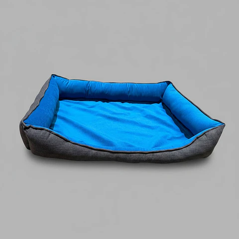 Cama de Mascotas De Espuma  - Talla XL (110x80) - A Piso (Gris)