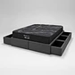Cama Con Cajón 2 Plaza + Colchon Black Prime / Con Patas De 4.5 cm (Gris) - thumbnail 5