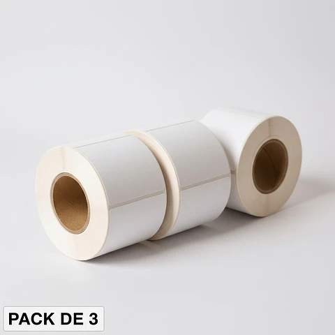 Etiqueta Térmica 60x40 mm - 3 Rollo (2400 Unidades)
