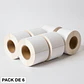Etiqueta Térmica 60x40 mm - 6 Rollo (4800 Unidades) - Miniatura 1