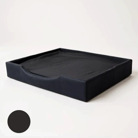 Cama de Mascotas A Piso - Tallas S, M, L y XL (Negro)