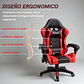 Silla Gamer Reclinable / Con Reposa Pies - Color Negro - thumbnail 7