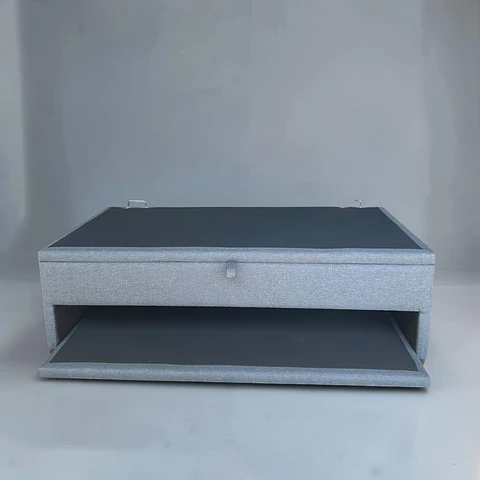 Base Nido Baúl TRIPLE 1.5 Plaza - 200 cm Arriba / 190 cm Abajo - Patas 6,5 cm