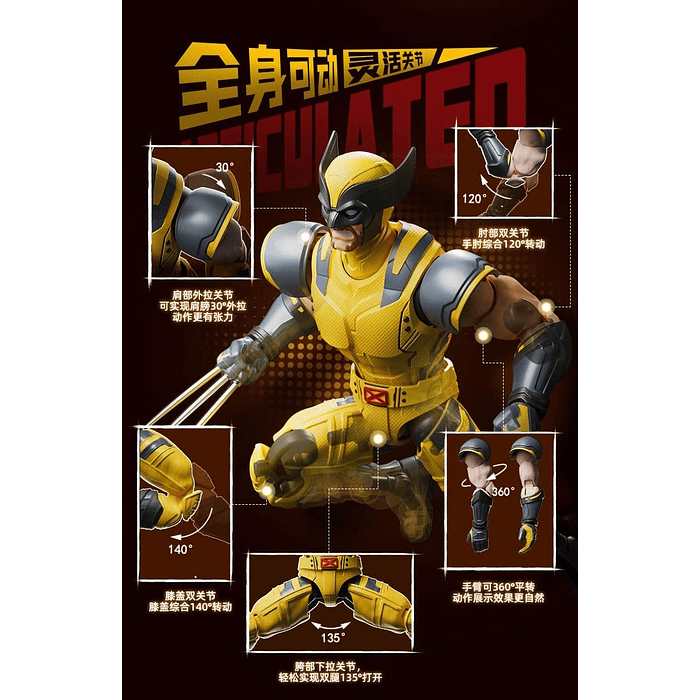 BLOKEES | Marvel | Deadpool & Wolverine | Champion Class 05 | Wolverine 14