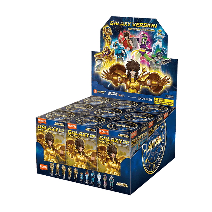 Blokees Figures | Saint Seiya | Galaxy Version 02 | The Legacy of the Gold Saints | Caja 9 Figuras Al Azar 1