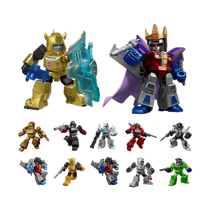 Blokees Figures | Transformers Defender Version 02 The Overthrow  | figura al azar 3