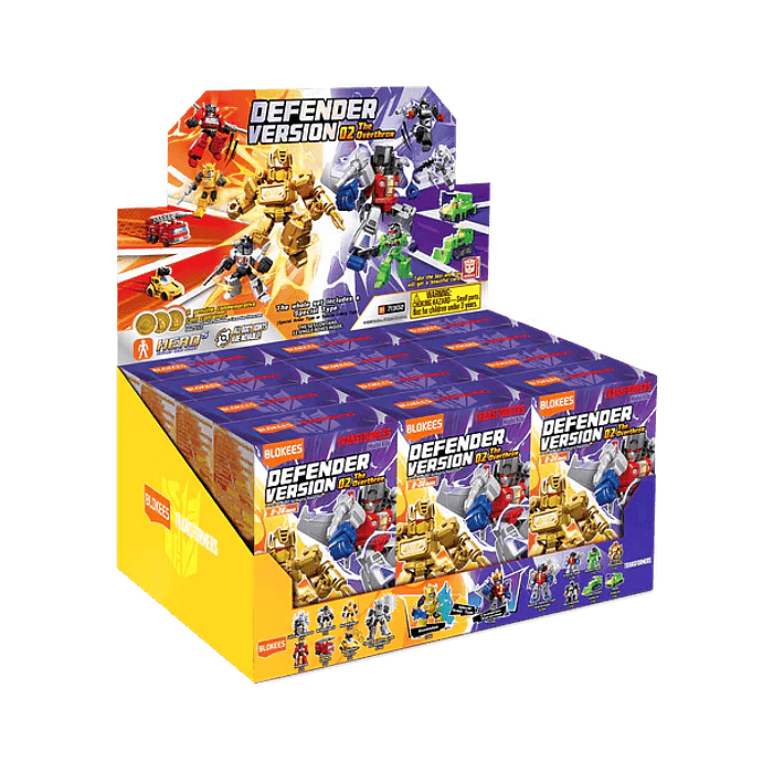 Blokees Figures | Transformers Defender Version 02 The Overthrow  | Caja 12 figuras al azar 1