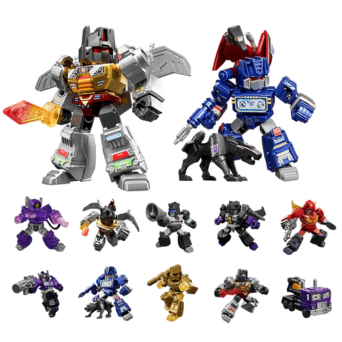 Blokees Figures | Transformers Defender Version 03 Heavy Metal War | Caja 12 Figuras Al Azar 2