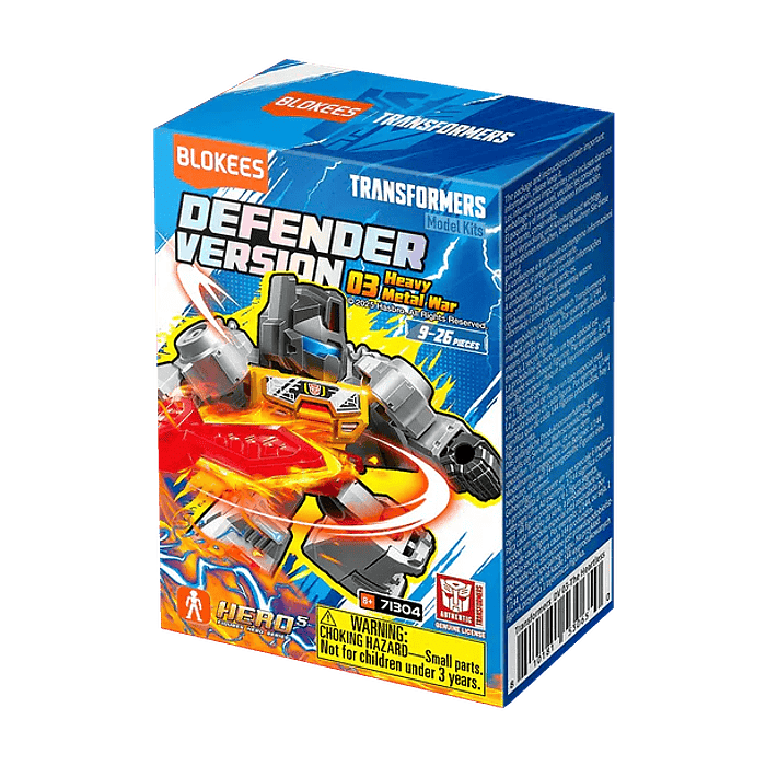Blokees Figures | Transformers Defender Version 03 Heavy Metal War | Caja 12 Figuras Al Azar 6
