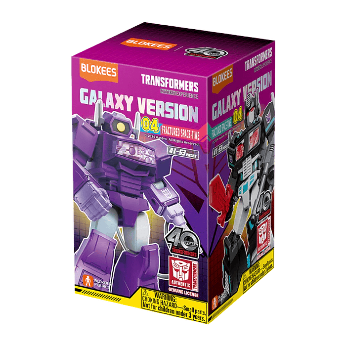 Blokees Figures | Transformers Galaxy Version 04 Fractured Space-Time | Caja 9 Figuras Al Azar 2