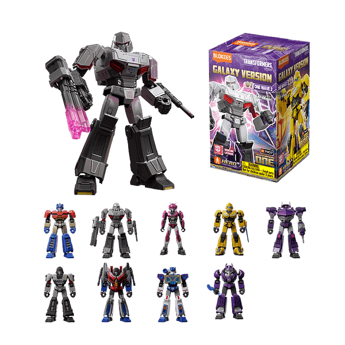Blokees Figures | Transformers Galaxy Version 07 ONE 2 | Caja 9 Figuras Al Azar 3