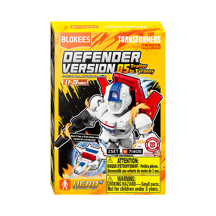 Blokees Figures | Transformers Defender Version 05 Traitor to Tyranny | Caja 12 Figura Al Azar 16