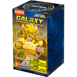 Blokees Figures | Saint Seiya | Galaxy Version 02 |  Cygnus Hyoga - Golden Bronze Cloth Special Edition