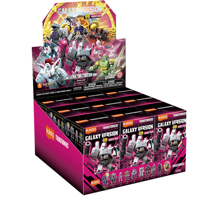 Blokees Figures | Transformers Galaxy Version 09 Darkest Hour | Figuras Al Azar 13