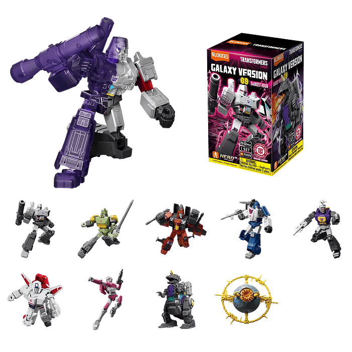 Blokees Figures | Transformers Galaxy Version 09 Darkest Hour | Caja 9 figuras al azar 3