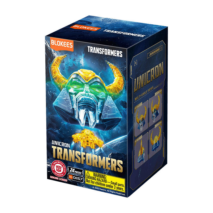 Blokees Figures | Transformers Galaxy Version Unicron | Transparent Version 1