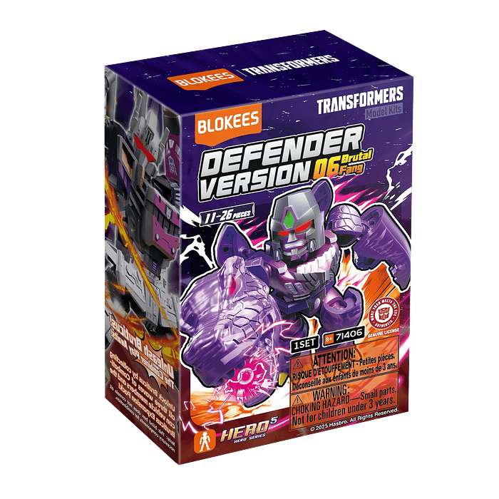 Blokees Figures | Transformers Defender Version 06 Brutal Fang | Al azar 1