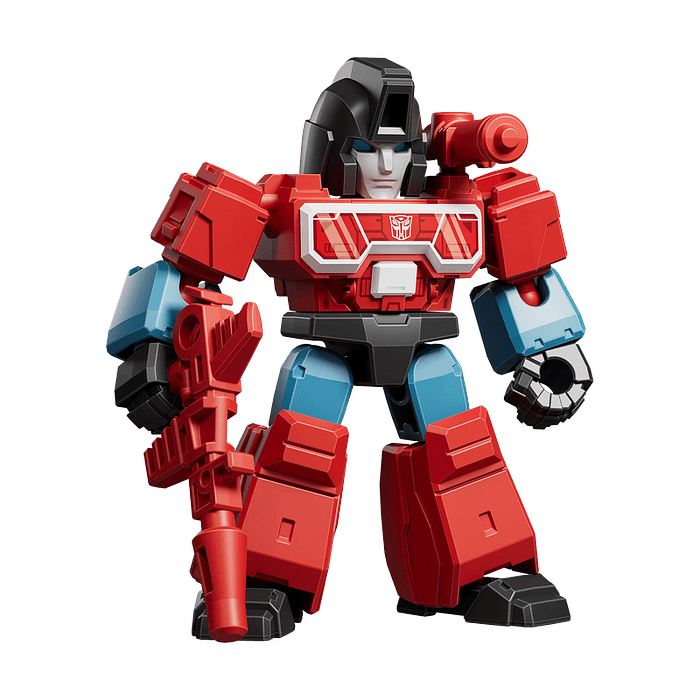 Blokees Figures | Transformers Defender Version 06 Brutal Fang | Caja 12 Figuras Al azar 12