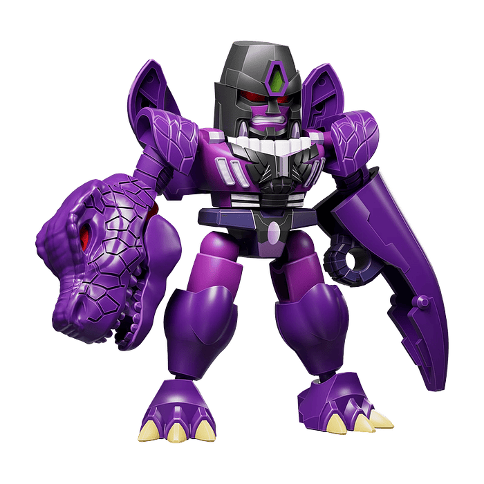 Blokees Figures | Transformers Defender Version 06 Brutal Fang | Caja 12 Figuras Al azar 16