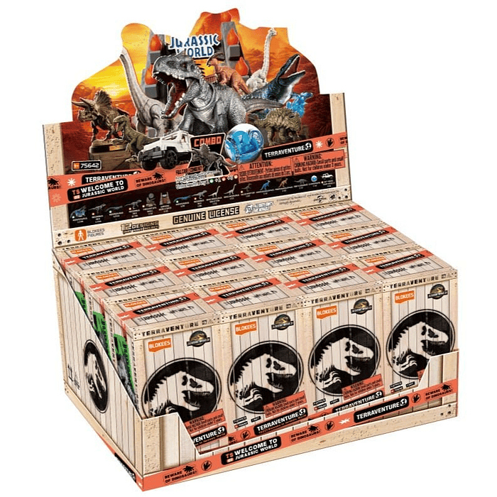 Blokees Figures | Jurassic World Terraventure TS 02 | Welcome to Jurassic World | Figura Al Azar 2