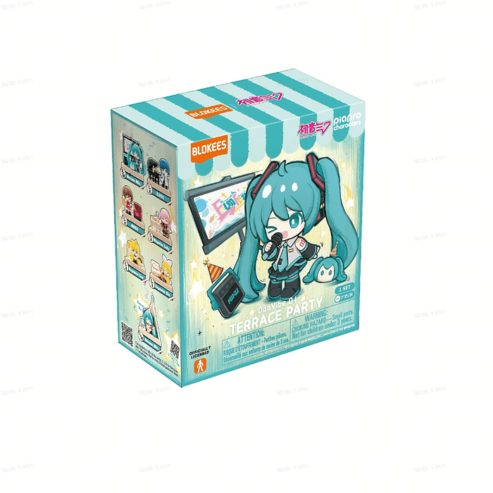 Blokees Figures | Hatsune Miku  | DaaVibe 01 Terrace Party | Figura Al Azar 1