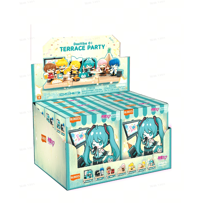Blokees Figures | Hatsune Miku  | DaaVibe 01 Terrace Party | Figura Al Azar 2
