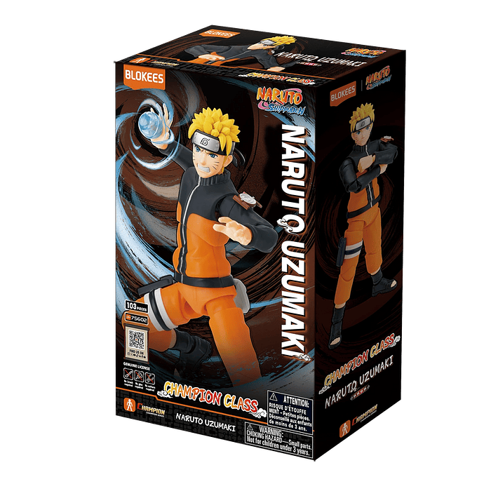 Blokees Figures | Naruto Shippuden |  Champion Class 02 | Naruto Uzumaki 1