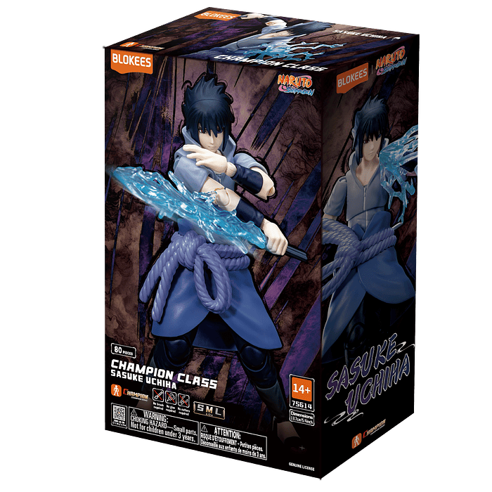 Blokees Figures | Naruto Shippuden |  Champion Class 04 | Sasuke Uchiha 1