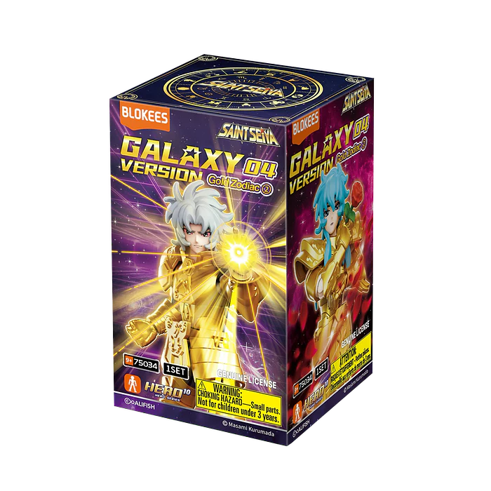 Blokees Figures | Saint Seiya | Galaxy Version 04 |Gold Zodiac ② | Figura Al Azar 1