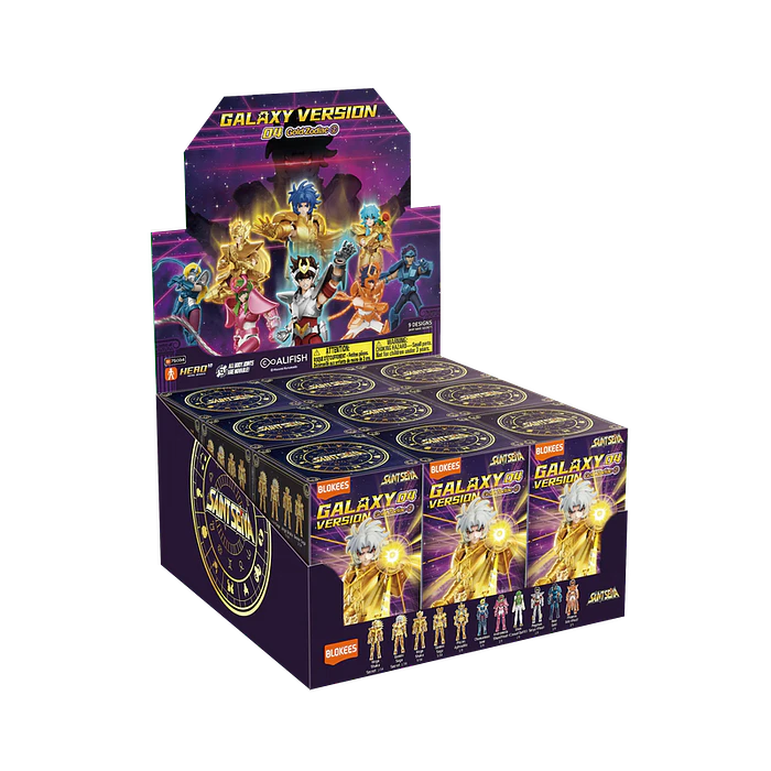 Blokees Figures | Saint Seiya | Galaxy Version 04 |Gold Zodiac ② | Caja 9 figuras al Azar 1