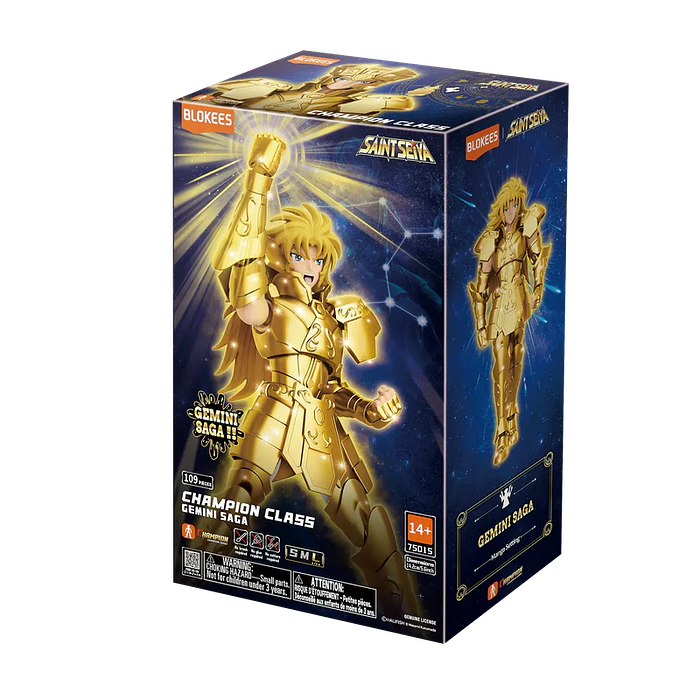 Blokees Figures | Saint Seiya | Champion Class | 13 Gemini Saga 1
