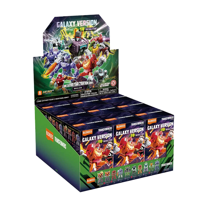Blokees Figures | Transformers Galaxy Version 10 | One Shall Stand | Caja 9 Figuras Al Azar 1