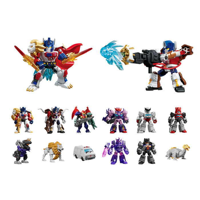 Blokees Figures | Transformers Defender Version 07 Power of the Beast | Figura Al azar 2