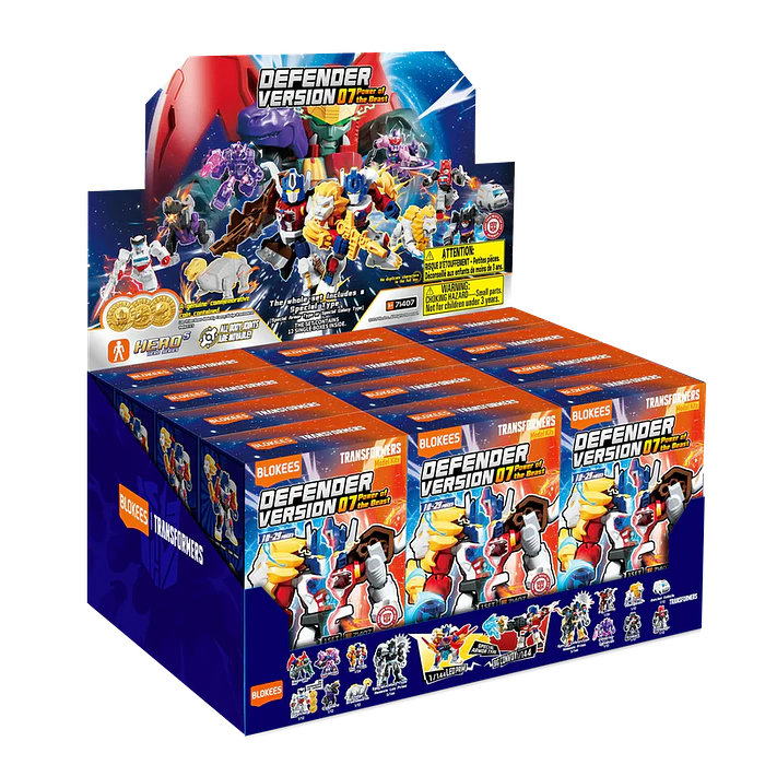 Blokees Figures | Transformers Defender Version 07 Power of the Beast | Figura Al azar 17