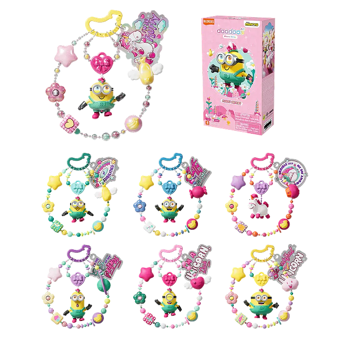 Blokees Figures | Minions daadoos Art Series 01 | Fluffy Dreams | Caja 6 Figuras Al Azar 2