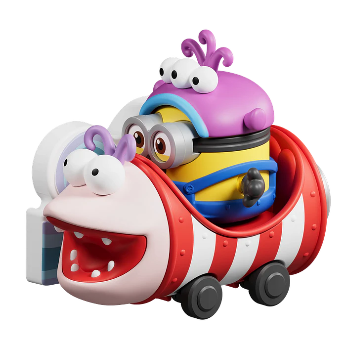 Blokees Figures | Minions daadoos Nest Series 01 | Super Silly Fun Land Ride | Caja 6 Figuras Al Azar 7