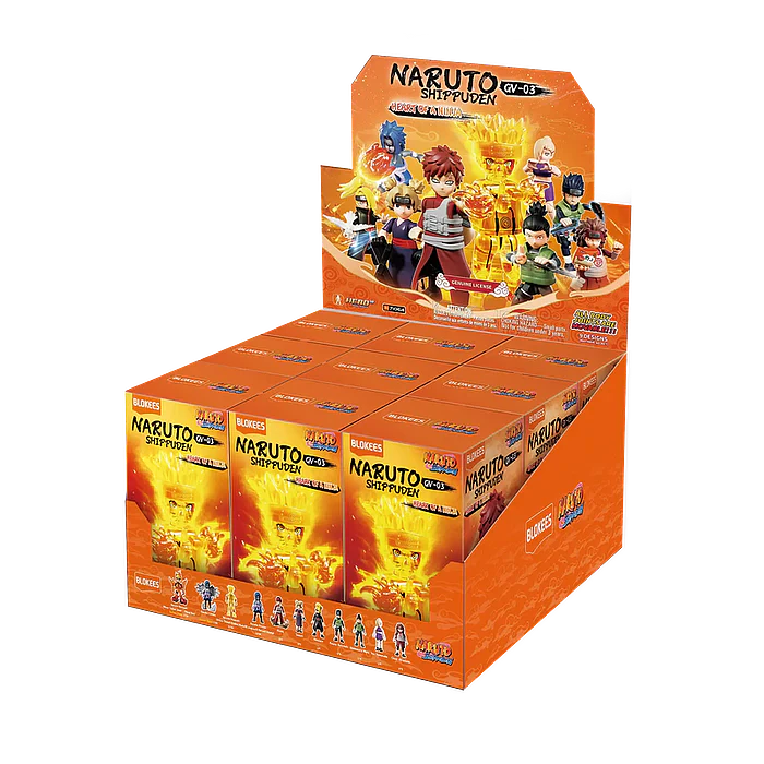 Blokees Figures | Naruto Shippuden | Galaxy Version 03 Heart of a Ninja | Caja 9 Figura Al Azar 1