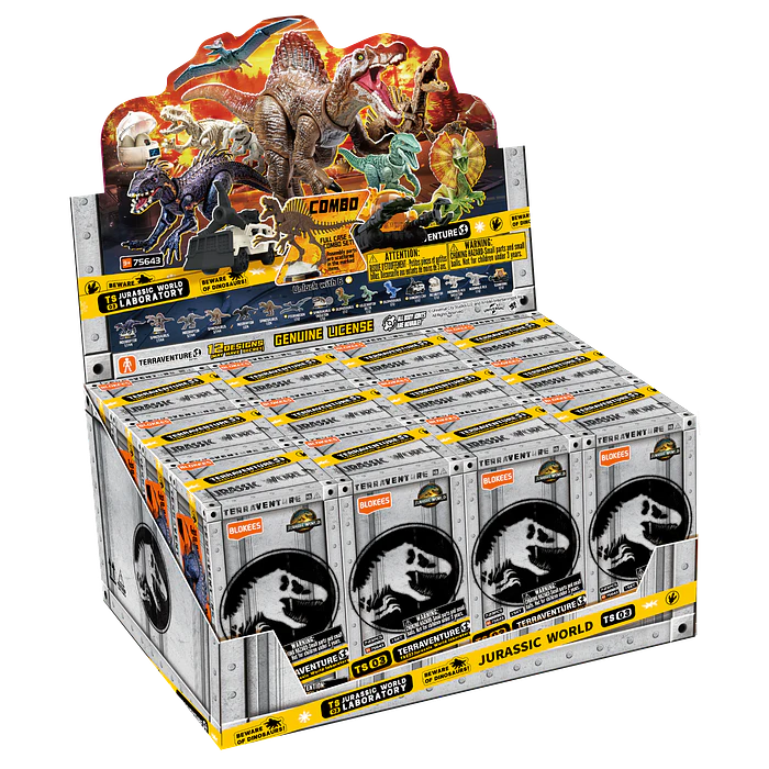 Blokees Figures | Jurassic World Terraventure TS 03 | Jurassic World Laboratory | Figura Al Azar 15
