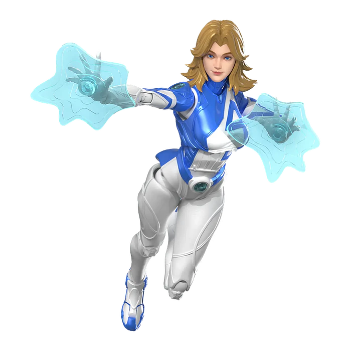 Blokees Figures | Marvel | Rivals | Champion Class 11 | INVISIBLE WOMAN™ 2